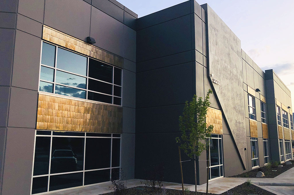 A picture of the front of Burns Machinery